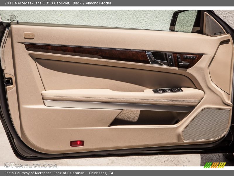 Black / Almond/Mocha 2011 Mercedes-Benz E 350 Cabriolet