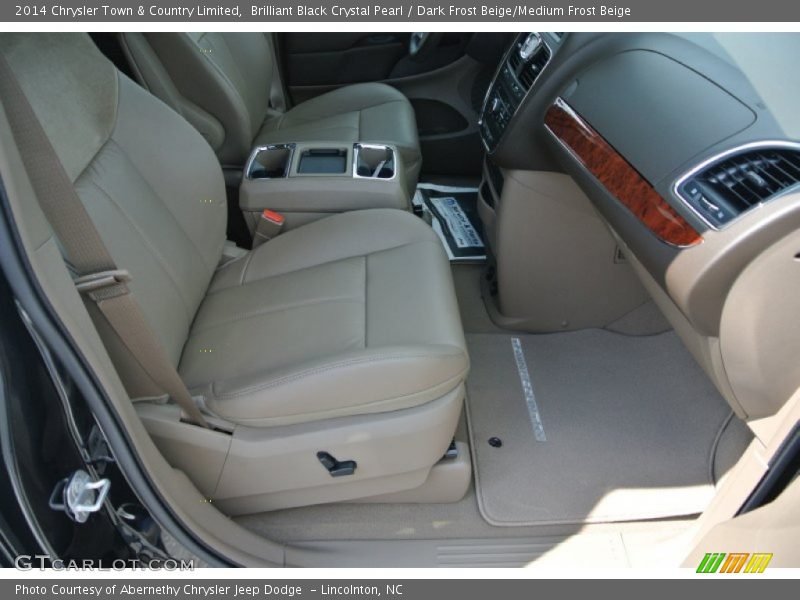 Brilliant Black Crystal Pearl / Dark Frost Beige/Medium Frost Beige 2014 Chrysler Town & Country Limited