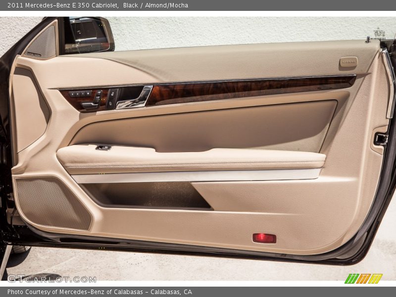 Black / Almond/Mocha 2011 Mercedes-Benz E 350 Cabriolet