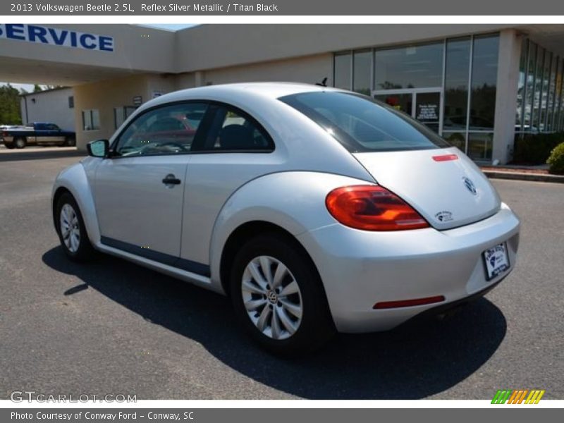 Reflex Silver Metallic / Titan Black 2013 Volkswagen Beetle 2.5L