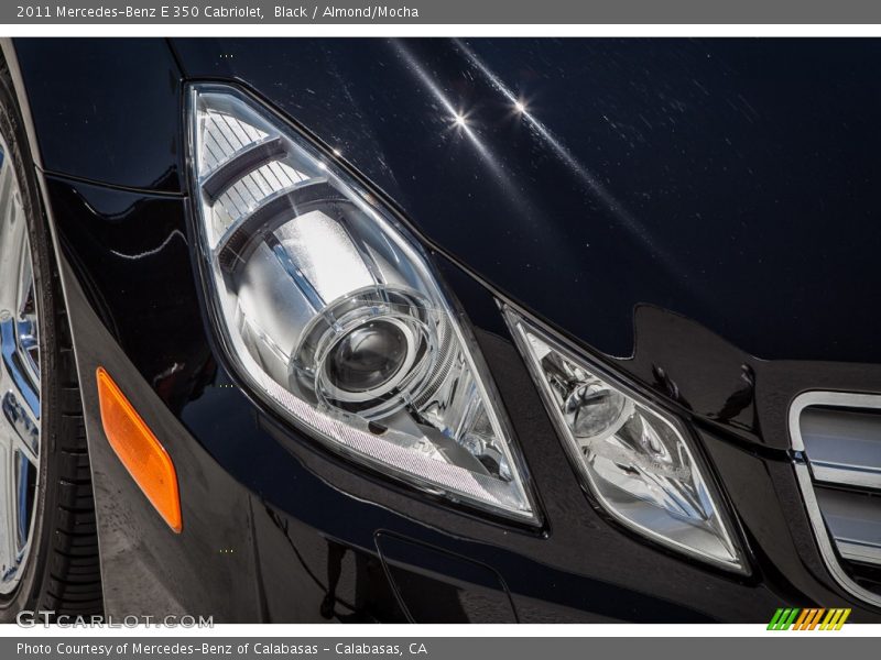 Black / Almond/Mocha 2011 Mercedes-Benz E 350 Cabriolet