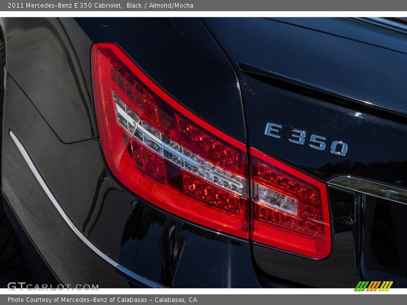Black / Almond/Mocha 2011 Mercedes-Benz E 350 Cabriolet