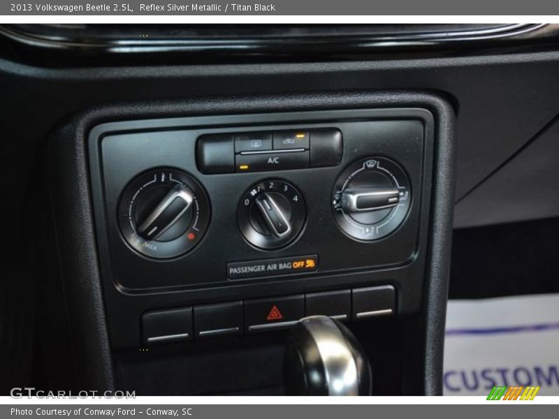 Controls of 2013 Beetle 2.5L