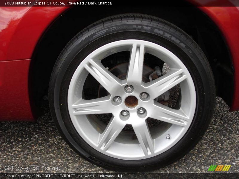 Rave Red / Dark Charcoal 2008 Mitsubishi Eclipse GT Coupe