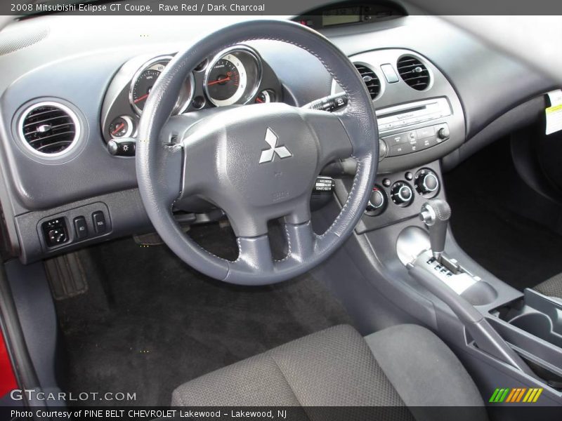 Rave Red / Dark Charcoal 2008 Mitsubishi Eclipse GT Coupe