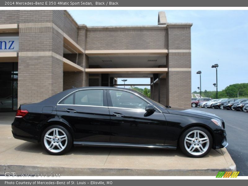 Black / Black 2014 Mercedes-Benz E 350 4Matic Sport Sedan