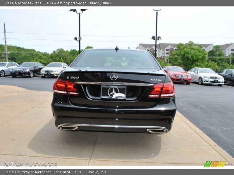 Black / Black 2014 Mercedes-Benz E 350 4Matic Sport Sedan