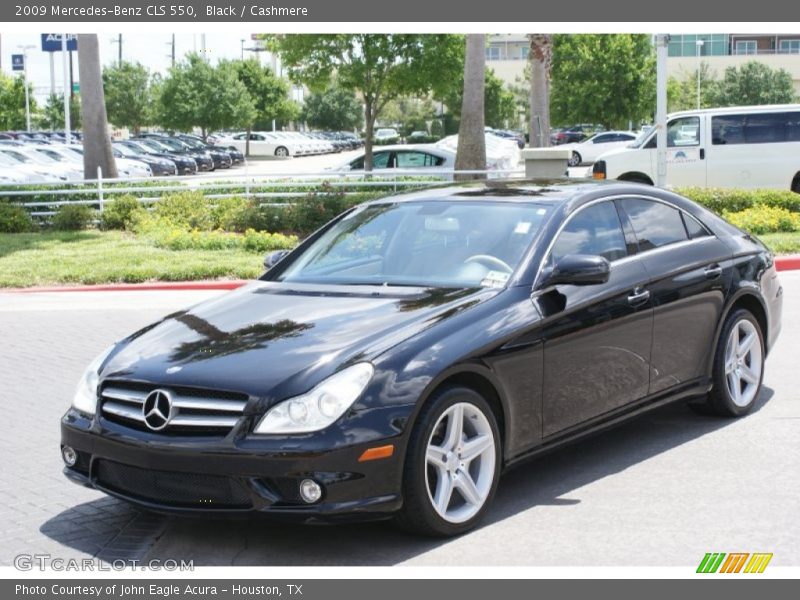 Black / Cashmere 2009 Mercedes-Benz CLS 550