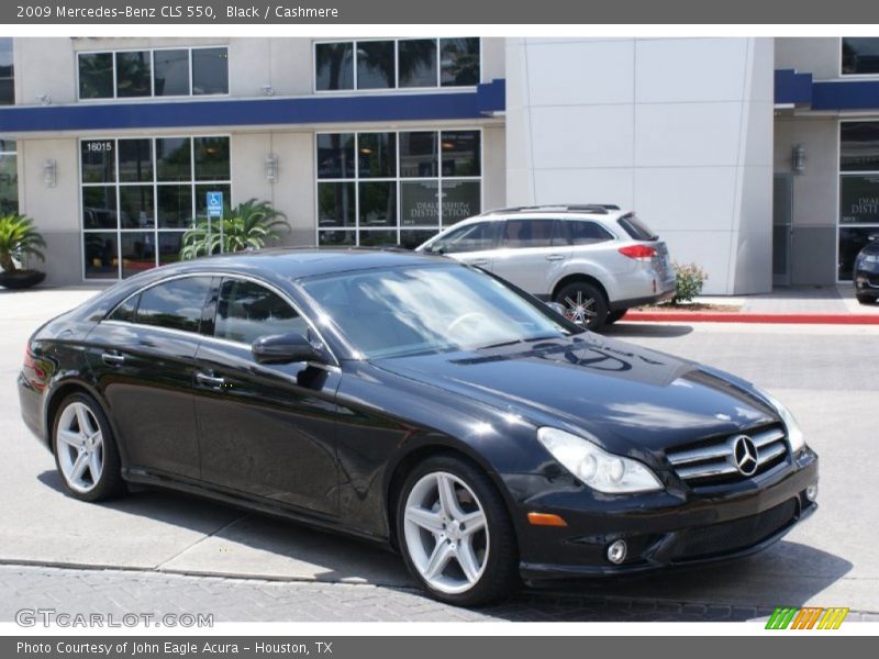 Black / Cashmere 2009 Mercedes-Benz CLS 550