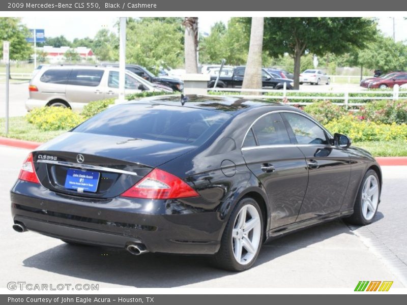 Black / Cashmere 2009 Mercedes-Benz CLS 550