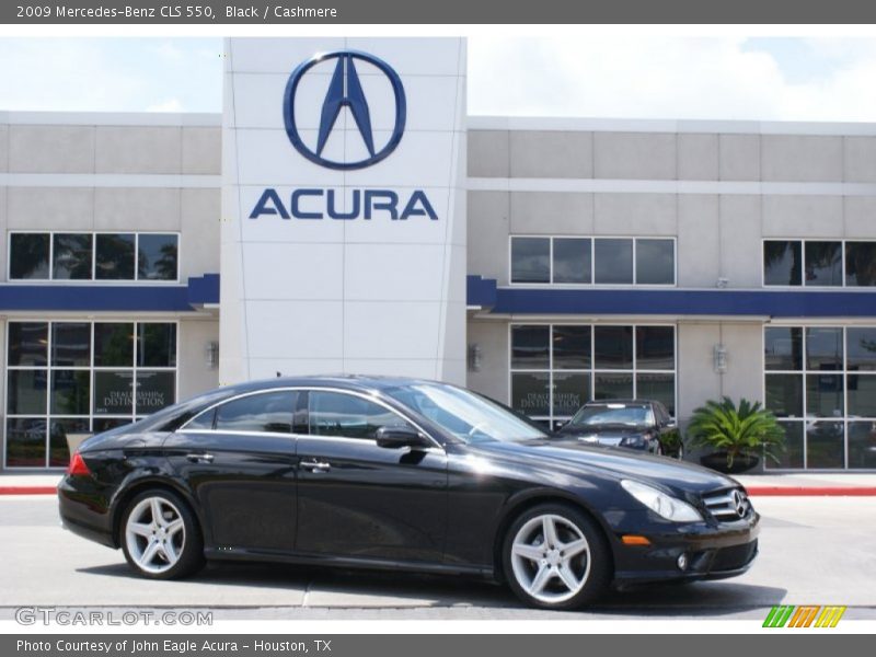 Black / Cashmere 2009 Mercedes-Benz CLS 550