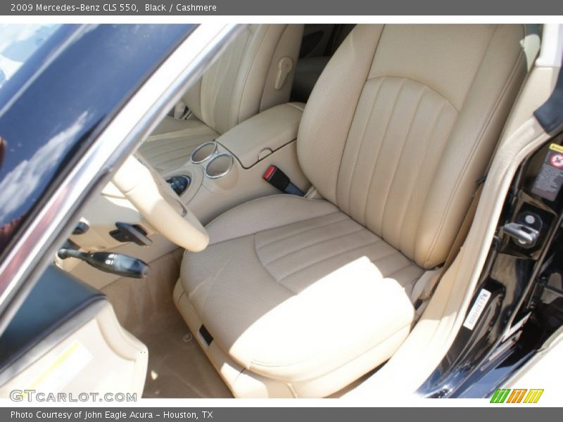Black / Cashmere 2009 Mercedes-Benz CLS 550