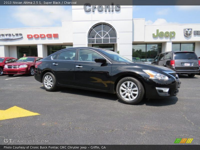Super Black / Charcoal 2013 Nissan Altima 2.5 S