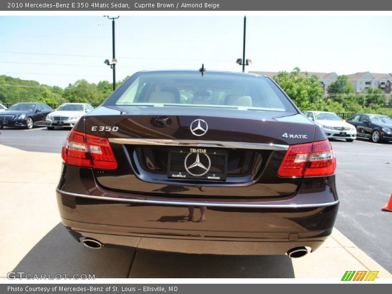 Cuprite Brown / Almond Beige 2010 Mercedes-Benz E 350 4Matic Sedan