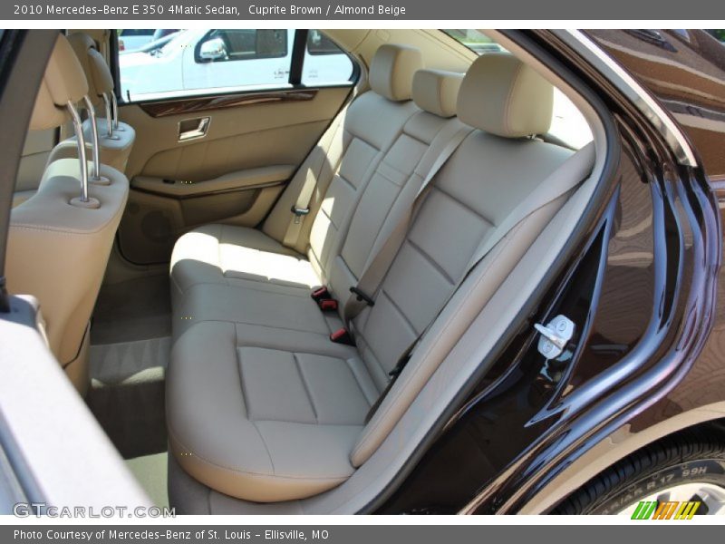 Rear Seat of 2010 E 350 4Matic Sedan