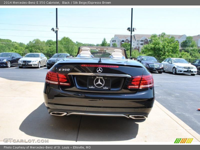 Black / Silk Beige/Espresso Brown 2014 Mercedes-Benz E 350 Cabriolet