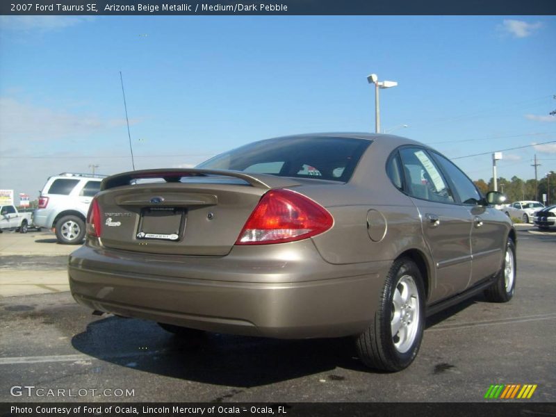 Arizona Beige Metallic / Medium/Dark Pebble 2007 Ford Taurus SE