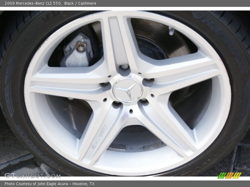 Black / Cashmere 2009 Mercedes-Benz CLS 550