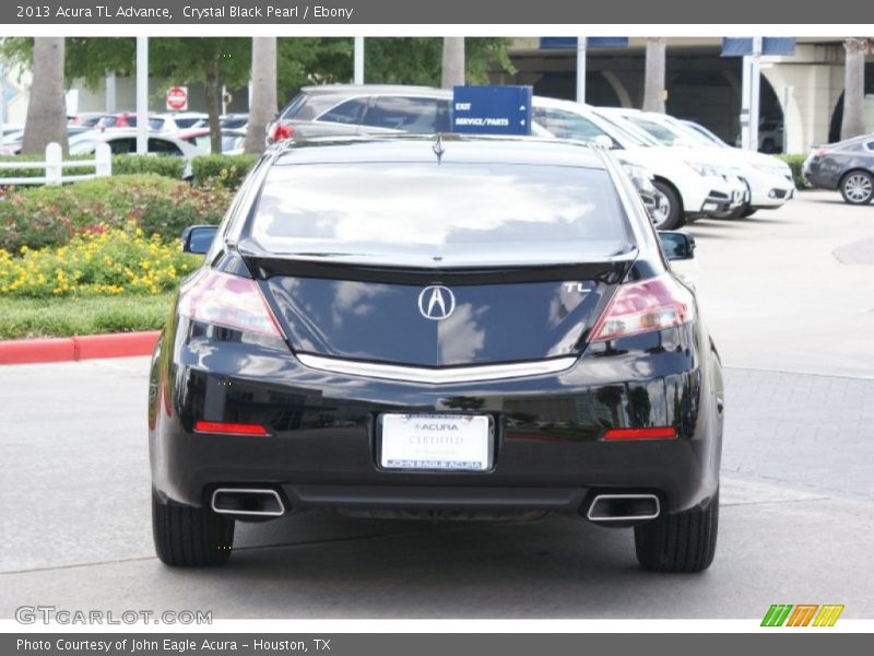 Crystal Black Pearl / Ebony 2013 Acura TL Advance