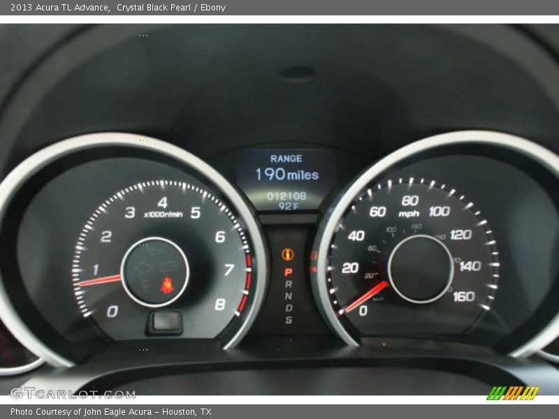 Crystal Black Pearl / Ebony 2013 Acura TL Advance