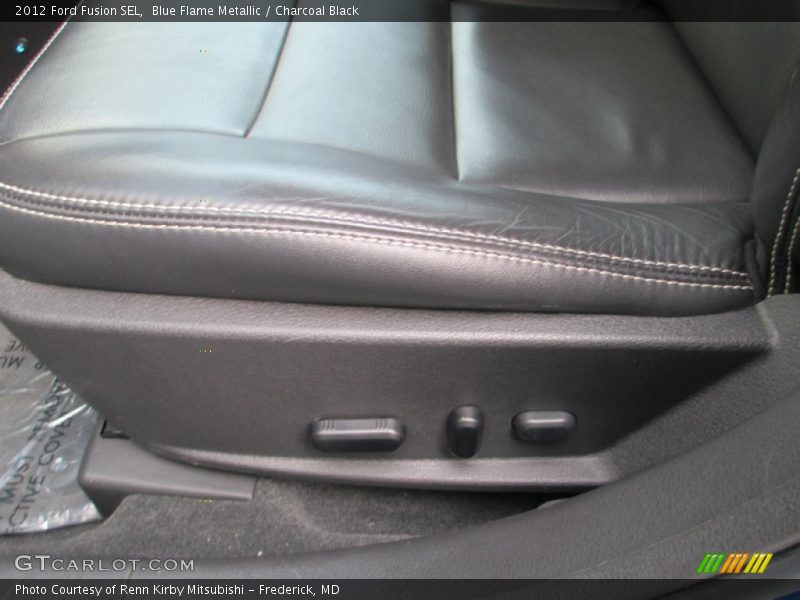 Blue Flame Metallic / Charcoal Black 2012 Ford Fusion SEL