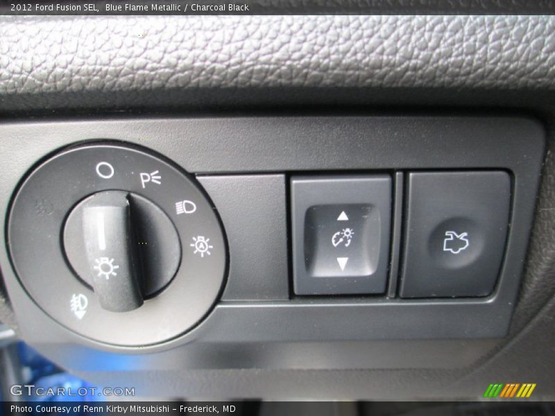 Blue Flame Metallic / Charcoal Black 2012 Ford Fusion SEL