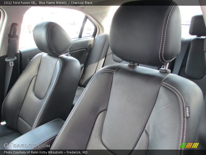 Blue Flame Metallic / Charcoal Black 2012 Ford Fusion SEL