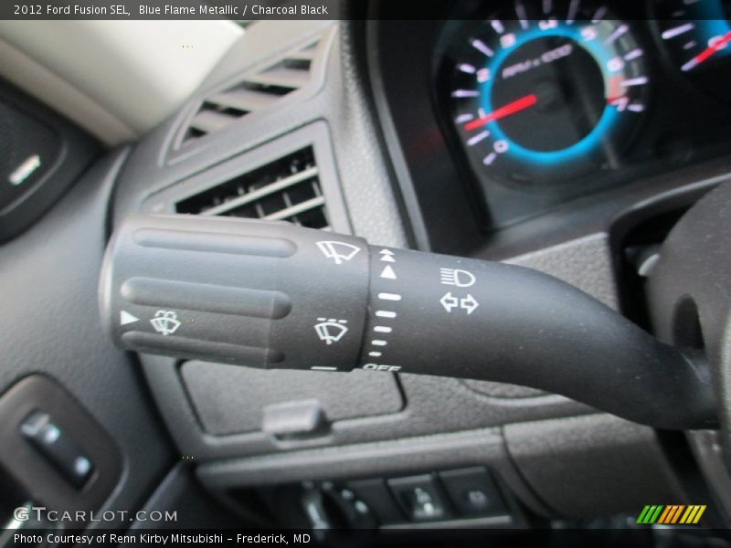 Blue Flame Metallic / Charcoal Black 2012 Ford Fusion SEL