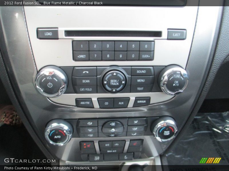 Blue Flame Metallic / Charcoal Black 2012 Ford Fusion SEL