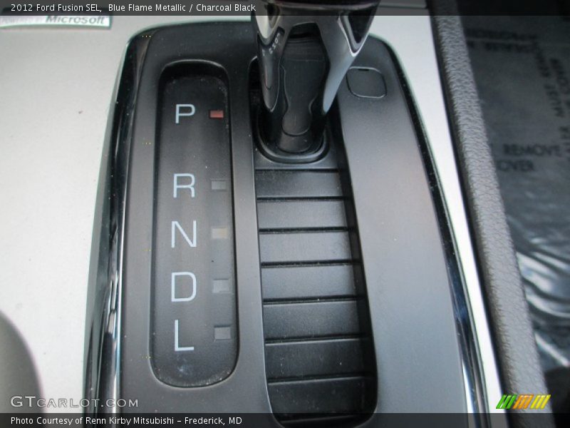 Blue Flame Metallic / Charcoal Black 2012 Ford Fusion SEL