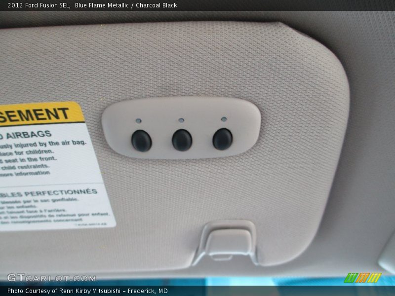 Blue Flame Metallic / Charcoal Black 2012 Ford Fusion SEL