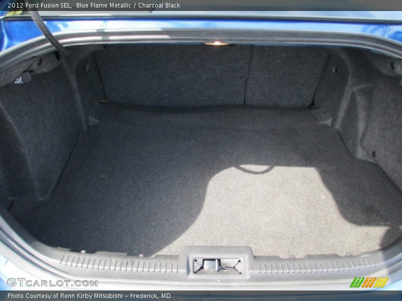 Blue Flame Metallic / Charcoal Black 2012 Ford Fusion SEL