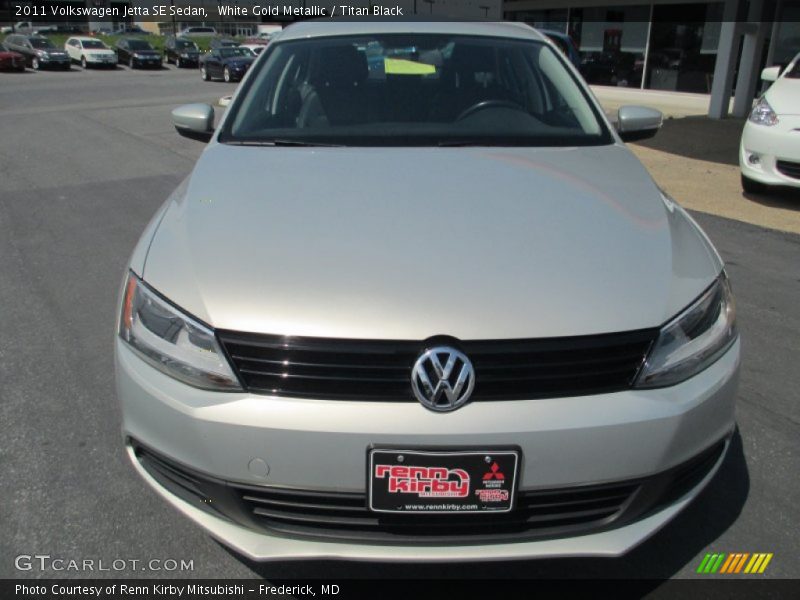 White Gold Metallic / Titan Black 2011 Volkswagen Jetta SE Sedan