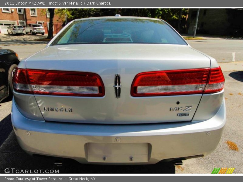 Ingot Silver Metallic / Dark Charcoal 2011 Lincoln MKZ AWD