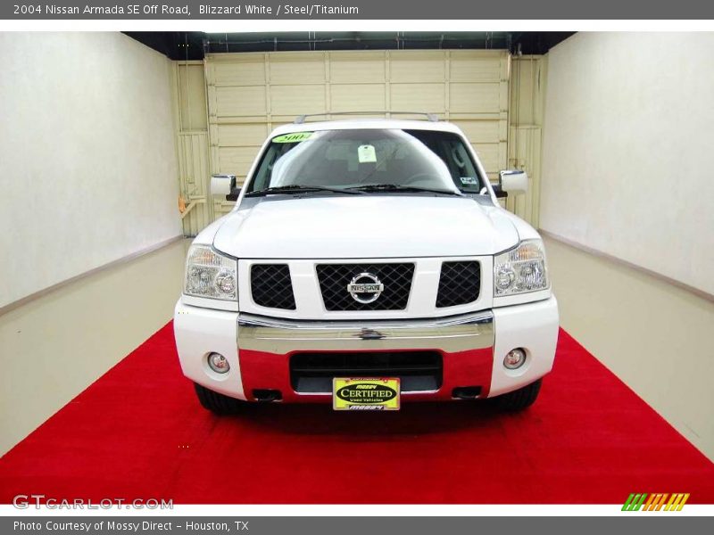 Blizzard White / Steel/Titanium 2004 Nissan Armada SE Off Road