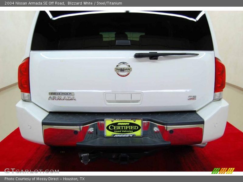 Blizzard White / Steel/Titanium 2004 Nissan Armada SE Off Road