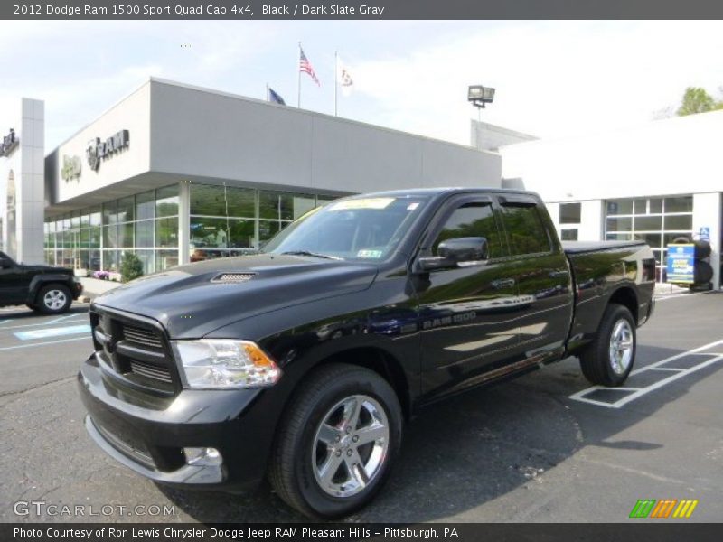 Black / Dark Slate Gray 2012 Dodge Ram 1500 Sport Quad Cab 4x4