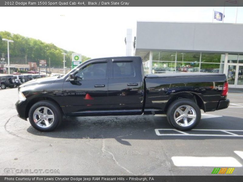 Black / Dark Slate Gray 2012 Dodge Ram 1500 Sport Quad Cab 4x4