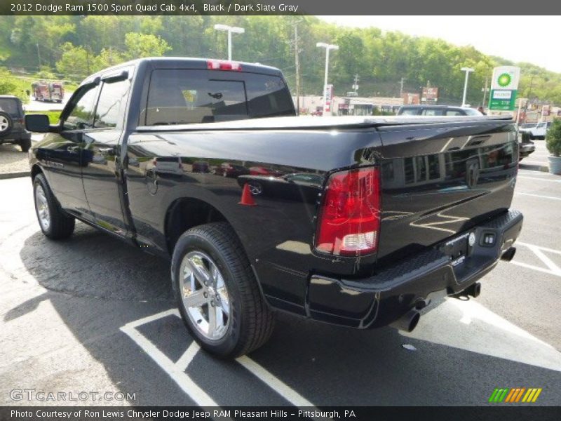 Black / Dark Slate Gray 2012 Dodge Ram 1500 Sport Quad Cab 4x4