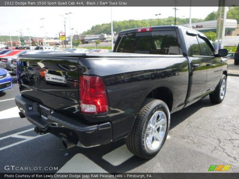 Black / Dark Slate Gray 2012 Dodge Ram 1500 Sport Quad Cab 4x4