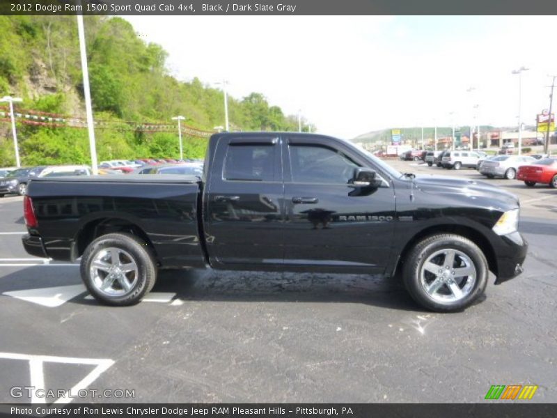 Black / Dark Slate Gray 2012 Dodge Ram 1500 Sport Quad Cab 4x4