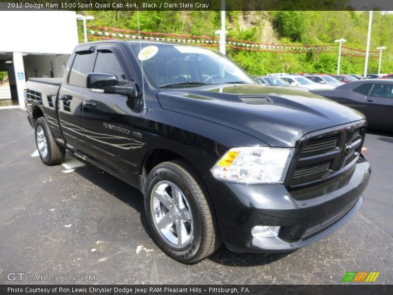 Black / Dark Slate Gray 2012 Dodge Ram 1500 Sport Quad Cab 4x4