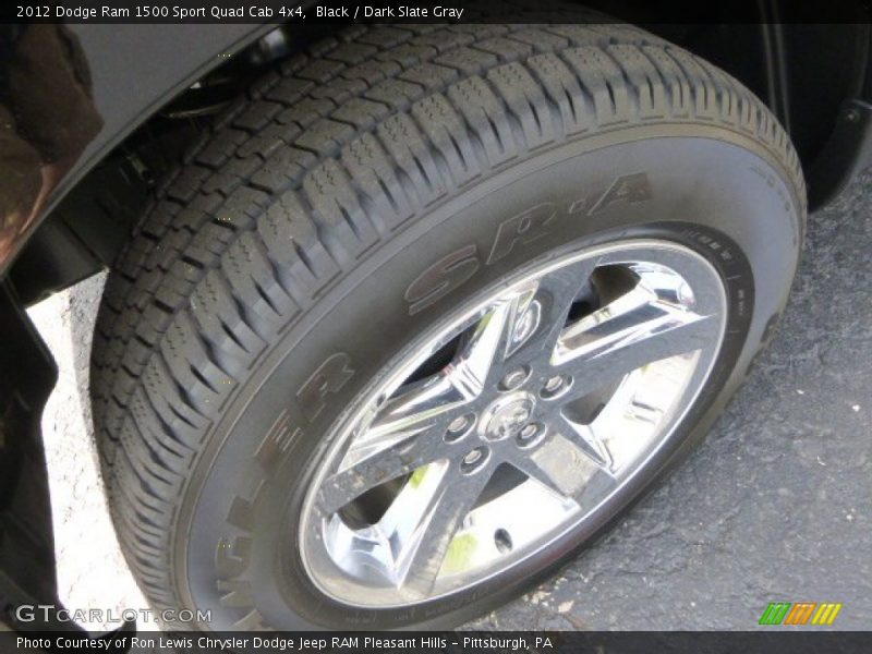 Black / Dark Slate Gray 2012 Dodge Ram 1500 Sport Quad Cab 4x4
