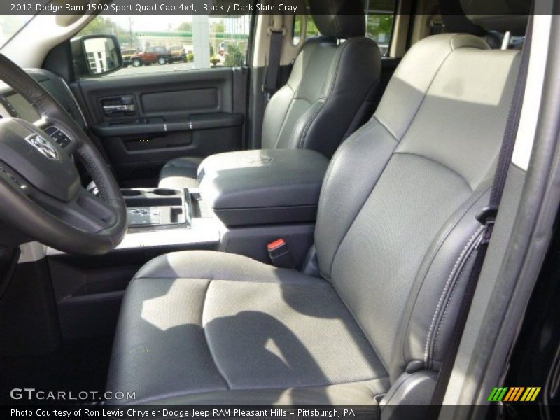 Black / Dark Slate Gray 2012 Dodge Ram 1500 Sport Quad Cab 4x4