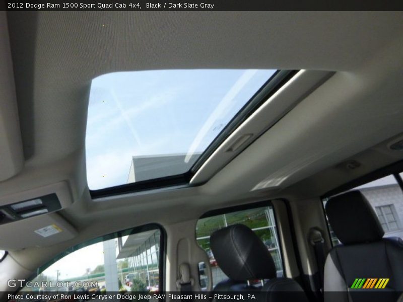 Black / Dark Slate Gray 2012 Dodge Ram 1500 Sport Quad Cab 4x4
