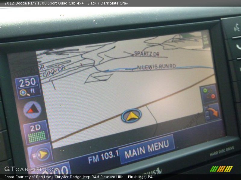 Black / Dark Slate Gray 2012 Dodge Ram 1500 Sport Quad Cab 4x4