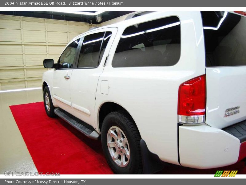 Blizzard White / Steel/Titanium 2004 Nissan Armada SE Off Road