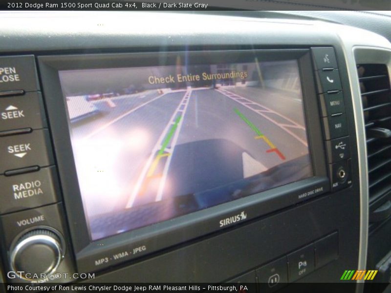 Black / Dark Slate Gray 2012 Dodge Ram 1500 Sport Quad Cab 4x4