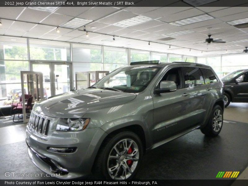 Bright Silver Metallic / SRT Black 2012 Jeep Grand Cherokee SRT8 4x4