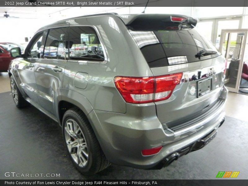 Bright Silver Metallic / SRT Black 2012 Jeep Grand Cherokee SRT8 4x4